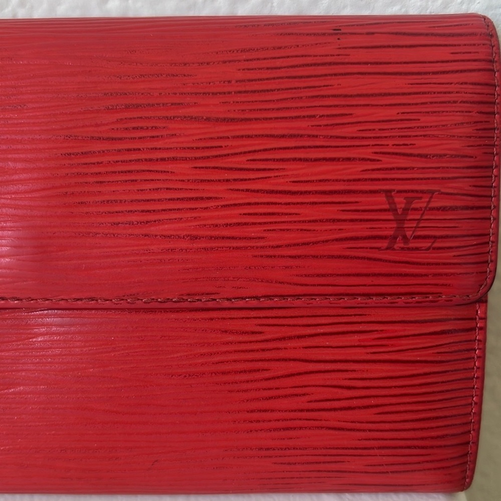 Louis Vuitton Red Epi Continental Wallet - Picture 2 of 13